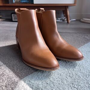 Everlane Brown Leather Ankle Booties